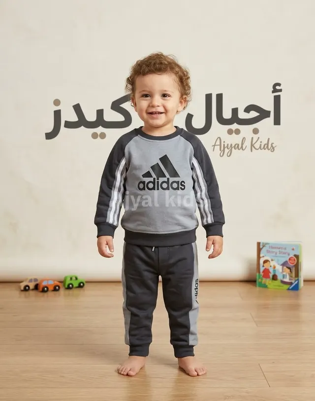 ترينغ بيبي فوتر مبطن ADIDAS ١٢-٣٠ شهر