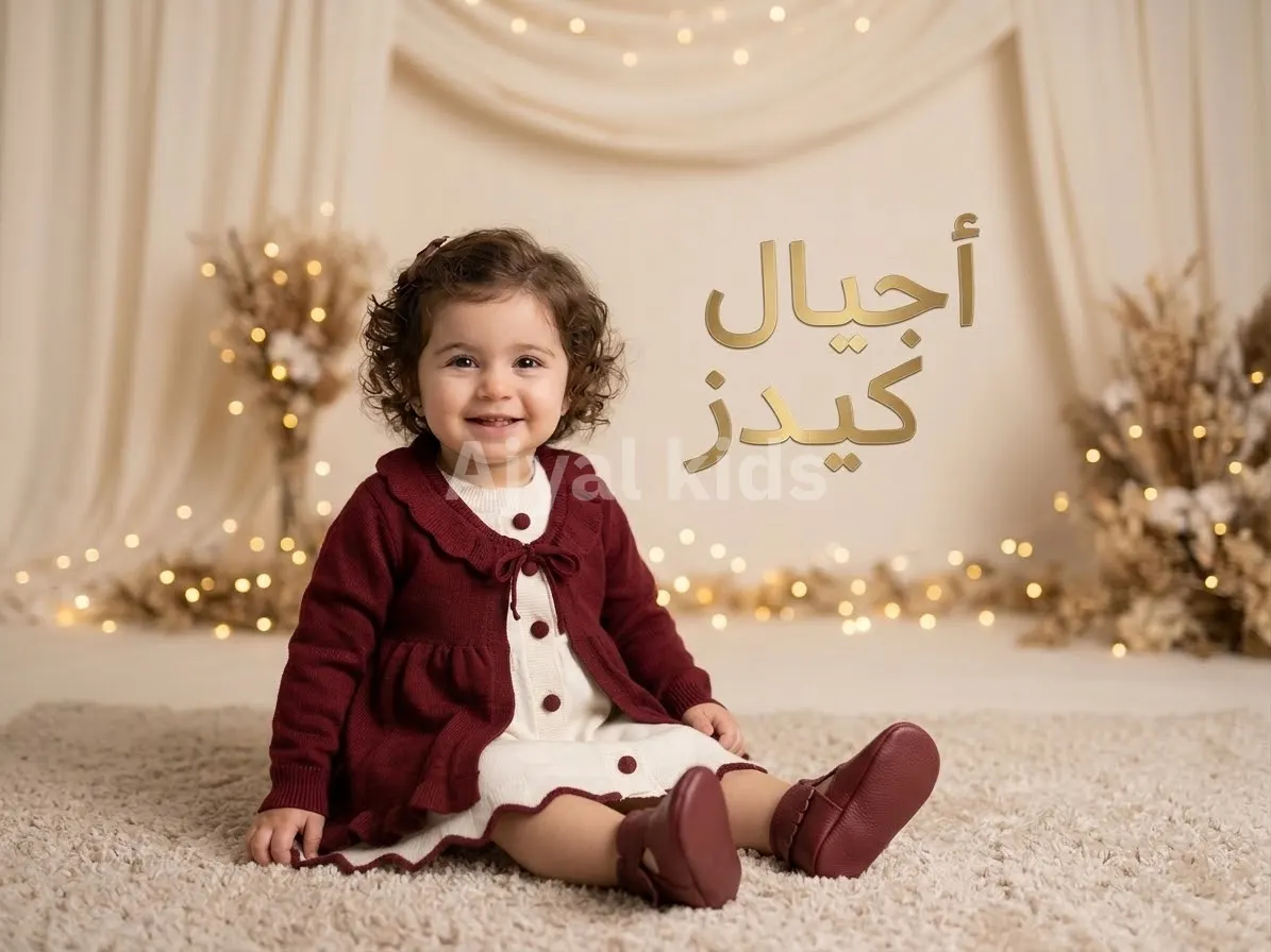 فستان صوف ناعم قطعتين