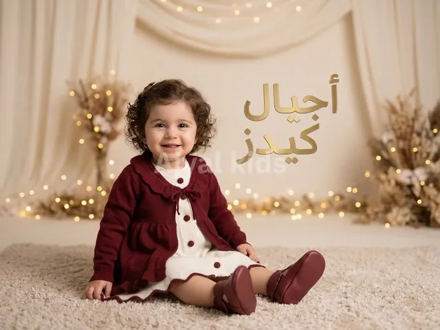 فستان صوف ناعم قطعتين