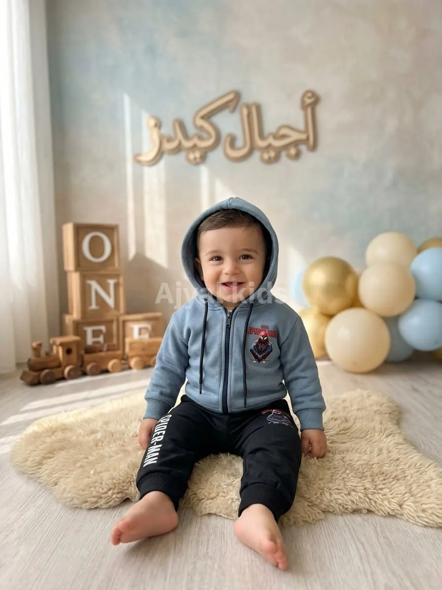 ترنيغ بيبي مبطن اشهر سبايدر مان ١٢-٣٠ شهر